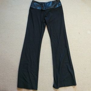 Alvin Valley black dress pants leather waistband 4